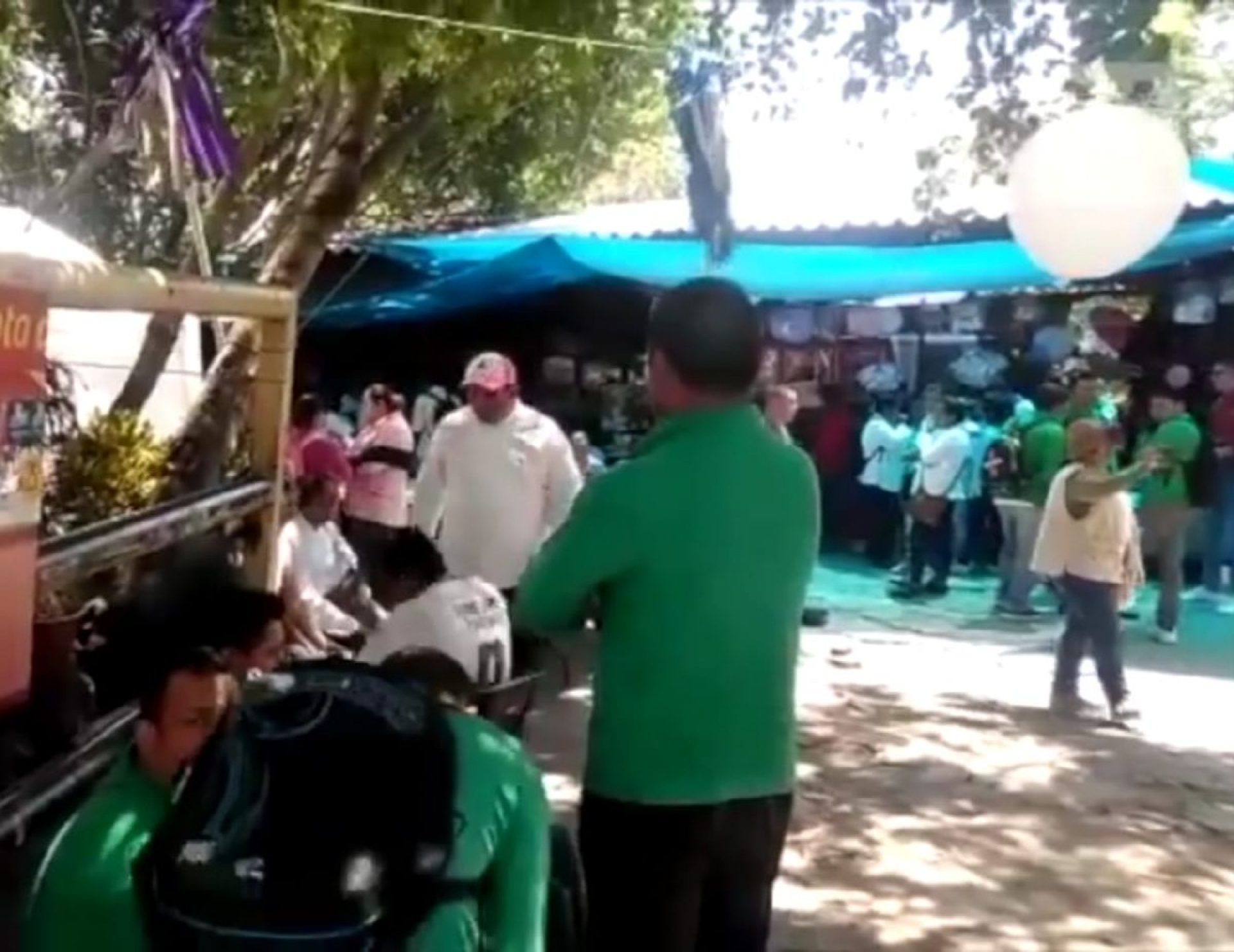 Plantón en CEFERESO Milpa Alta